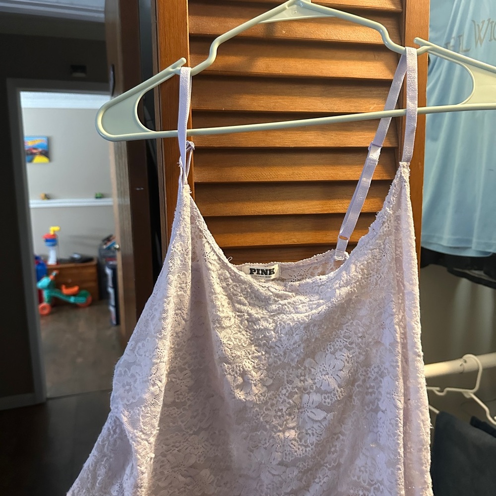 Victoria's Secret Light Pink Lace Top